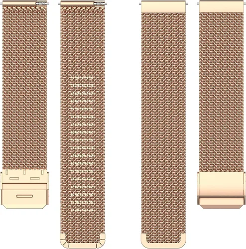 Vista 7 de Lyaarka - Correa ajustable compatible con reloj Lyaarka para mujeres y hombres, malla de metal, acero inoxidable, correa de repuesto para reloj