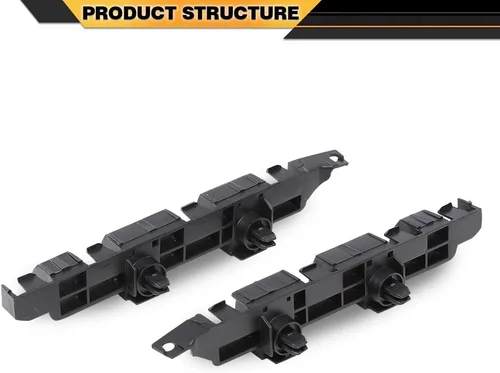 Vista 3 de CNNELL Juego de 2 soportes de parachoques delantero izquierdo y derecho compatibles con Honda Accord 2003-2007