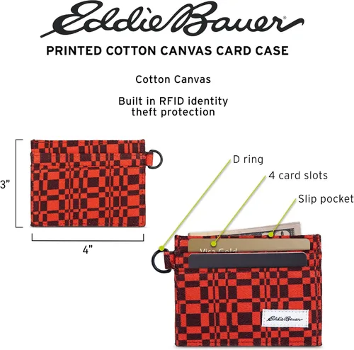 Vista 7 de Eddie Bauer Cartera para hombre con clip para dinero (disponible en lona de algodón o nailon Ripstop)