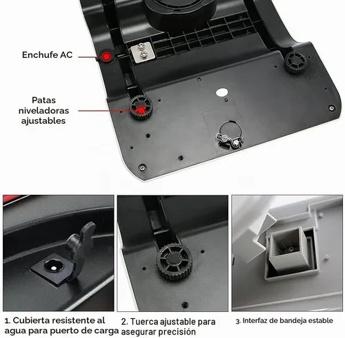 Vista 8 de CAMRY Escala comercial impermeable de la comida, 66lb/30kg, cálculo
