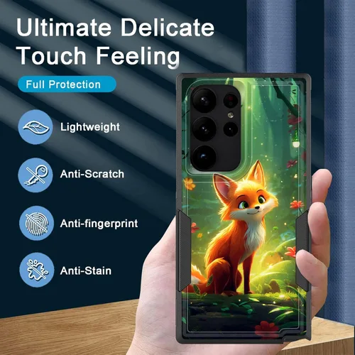 Vista 353 de Funda para Galaxy A14 5G, resistente de doble capa híbrida de policarbonato duro, goma suave, a prueba de golpes, funda protectora resistente