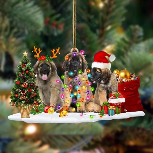 Vista 103 de Nazenti Adorno de Navidad personalizado con amigos Affenpinscher – Adorno de perro personalizado para amantes de las mascotas, acrílico plano