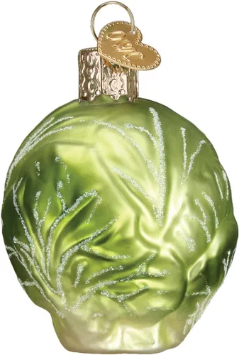 Vista 11 de Old World Christmas - Adorno de setas Portobello de vidrio soplado para árbol de Navidad, decoración festiva artesanal, colección de vegetales