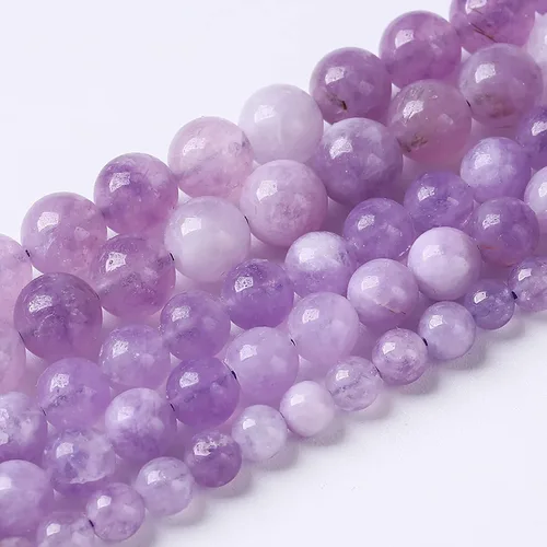Vista 165 de 100 cuentas de piedra multicolor natural de 0.236 pulgadas (0.236 in), cuentas espaciadoras sueltas redondas para hacer pulseras, collares, aretes
