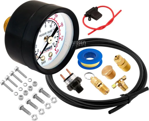 Vista 7 de Vixen Horns Tanque de bocina de 1.5 galones (5.6 litros) con compresor de 200 PSI a bordo/kit de sistema 12V VXO8315B
