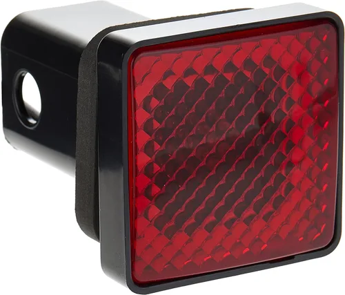 Vista 10 de Bully CR-007XL Cubierta de enganche de plástico ABS de acabado negro con luz de freno LED extra grande universal para camiones, compatible