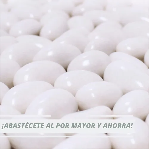 Vista 5 de Almendras de Jordania blancas por Its Delish, 1 LB a granel Almendra azucarada con recubrimiento duro de caramelo dulce - Recuerdos de boda a