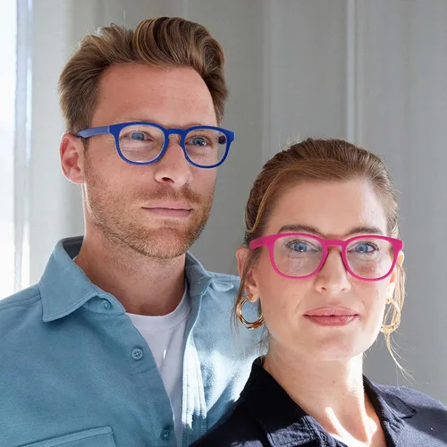Vista 3 de OPULIZE Gafas de lectura POP para mujeres y hombres