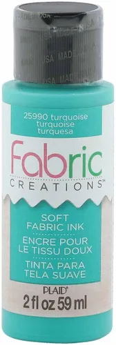 Vista 14 de Fabric Creations tinta para tela, 2 oz., Agua (Aqua), 2 onza