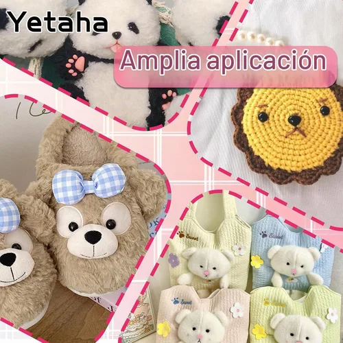 Vista 8 de Yetaha 150 piezas de nariz de plástico, 5 tamaños de nariz triangular artesanal para animales de peluche, muñecas, osos, perros, marionetas