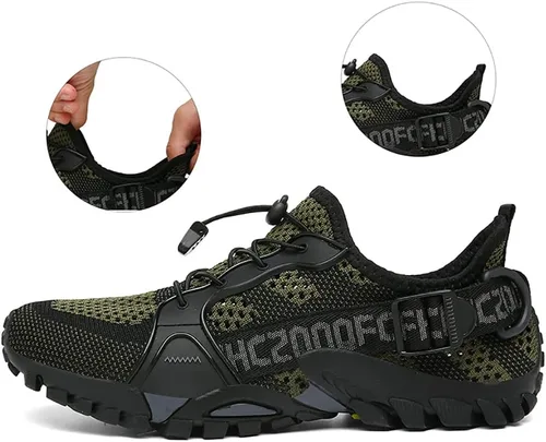 Vista 6 de Zapatos de agua para hombre y mujer, zapatos de senderismo al aire libre, secado rápido, zapatos acuáticos para playa, senderismo, senderismo