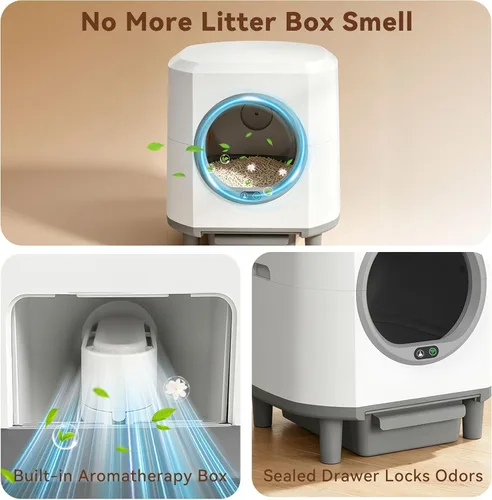 Vista 5 de Self Cleaning Litter Box for Large Cats & Multiple Cats