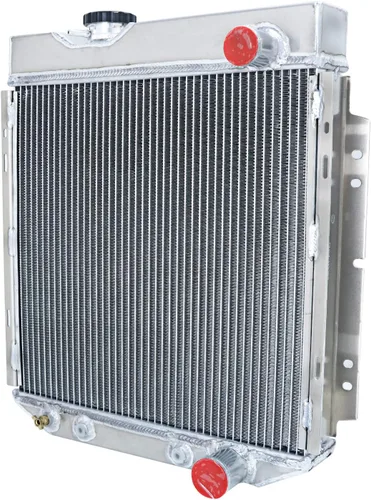 Vista 4 de Radiador Mustang CU259 1966 compatible con radiador Ford Falcon/Ranchero 1960-1965, radiador Mustang 1965-1966, radiadores Mercury Comet 63-66, V8