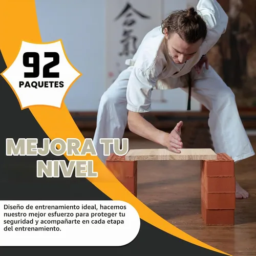 Vista 3 de Geetery Tablas para romper madera de karate artes marciales