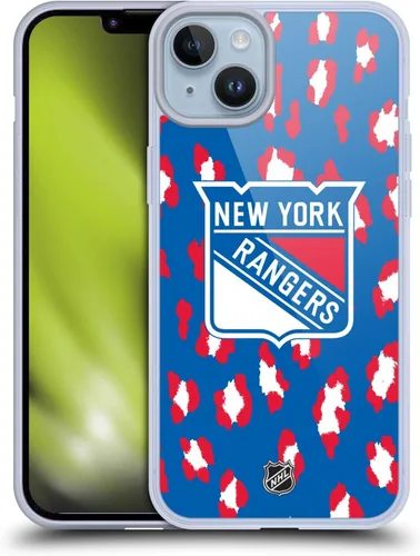 Vista 80 de Head Case Designs Funda de gel suave con licencia oficial de la NHL Camouflage New York Rangers compatible con Apple iPhone 7 Plus/iPhone 8 Plus