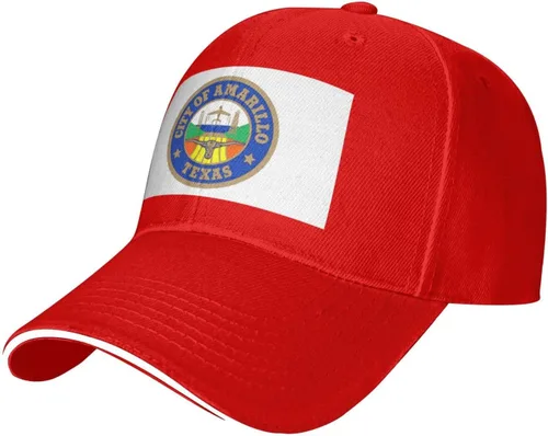 Vista 9 de Amarillo Texas Seal Baseball Cap for Men Women Hats Adjustable Outdoor Trucker Hat