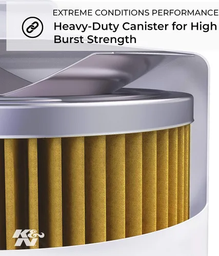 Vista 2 de K&N Filtro de aceite marino: Alto rendimiento, Premium, diseñado para proteger su motor: se adapta a motores seleccionados de Alaska, Chris Craft