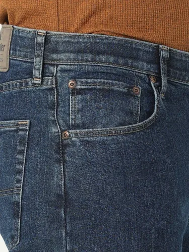 Vista 6 de Wrangler Authentics Comfort Flex Waist - Jeans de ajuste estándar para hombre