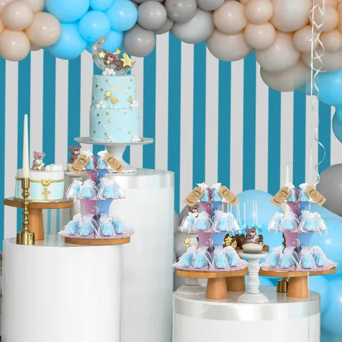 Vista 6 de Buryeah Juego de 48 regalos de oso para baby shower para invitados, jabón de oso pequeño con etiquetas de agradecimiento, jabón hecho a mano