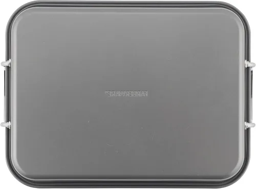 Vista 13 de Farberware Bakeware - Asador de acero antiadherente con estante plano, 11 pulgadas x 15 pulgadas, gris