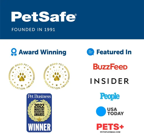 Vista 5 de Estación de comida PetSafe para perros y gatos con tazón de acero inoxidable, Blanco