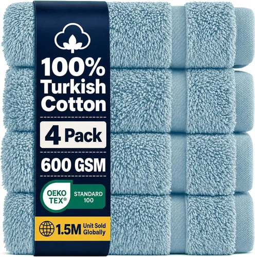 Vista 43 de Hawmam Linen - Juego de toallas de algodón turco original prémium, calidad de hotel para máxima suavidad y absorción, para cara, manos, cocina