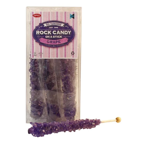 Vista 25 de Palitos de caramelo de roca extragrandes: 12 paletas de cereza rosa – envueltas individualmente – Palitos de caramelo de roca de cristal