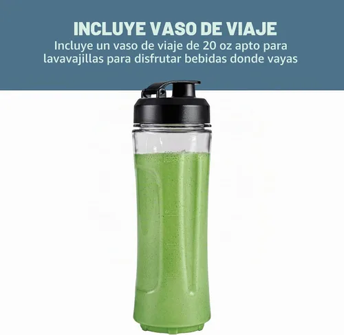 Vista 8 de Licuadora West Bend con jarra de mezcla de 48 onzas y taza de viaje de 20 onzas, diseño compacto con control de dial, 700 vatios, negro