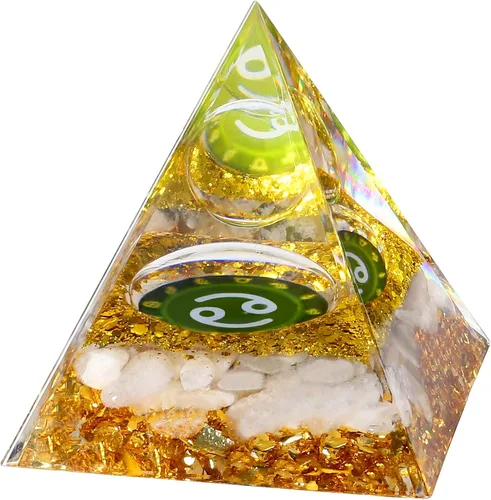 Vista 7 de YATOJUZI Torre de Cristales Curativos de Amatista de 2.4 pulgadas, Cristal de Chakras, Reiki, Orgonita, Piedras Preciosas para Atraer Energía