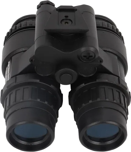 Vista 5 de Gafas tácticas de visión nocturna modelo PVS15 con soporte de casco ajustable para cosplay y exhibición, sin función (negro)