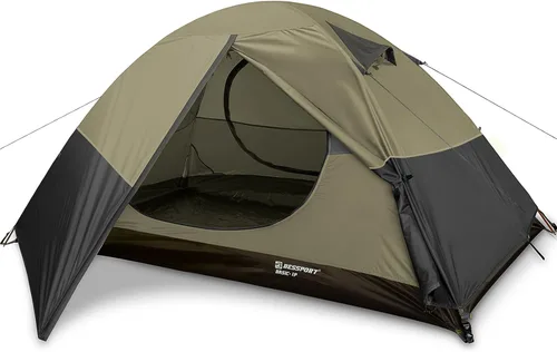Vista 12 de Bessport Tienda de campaña para 1/2 persona, impermeable, dos puertas, tienda de mochilero, fácil instalación, ligera, para exteriores, senderismo