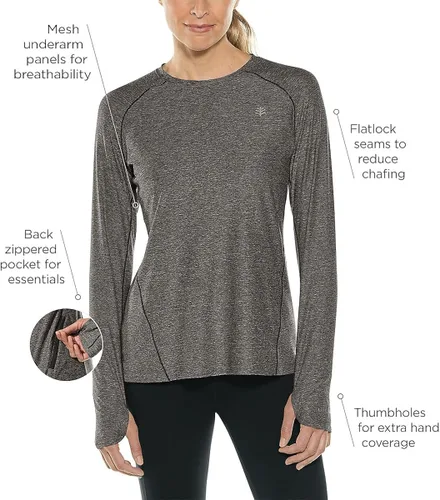 Vista 2 de Coolibar UPF 50+ Devi - Camiseta de manga larga para mujer, protección solar