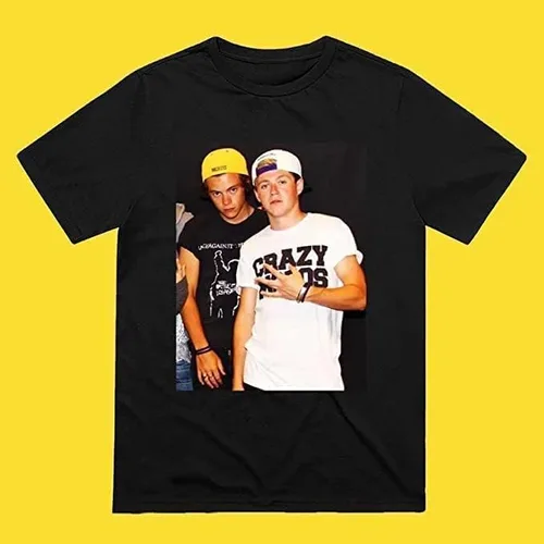 Vista 2 de Camiseta unisex F.r.a.t Boy H.a.r.r.y y N.i.a.l.l. Frt Boy Era, camiseta de verano, mercancía One DirecEEEtion, merchandising Love On Tour