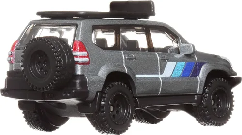 Vista 4 de Hot Wheels HKC70 Cultura Coche Off Road - 2005 Toyota Land Cruiser Prado 【3 años en adelante】