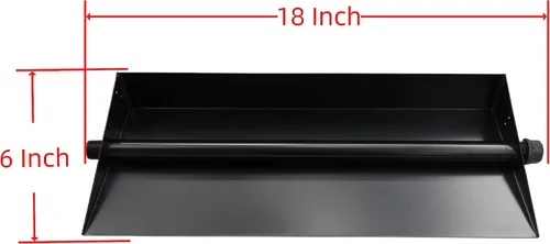 Vista 2 de 15"-28" Quemador de sartén para chimenea de gas Quemador de chimenea de gas Hogueras de gas Quemadores de leña de gas Gas natural y quemador