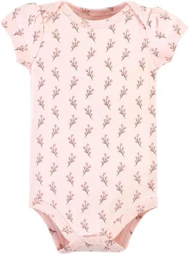 Vista 410 de Hudson Baby baby-girls Cotton Bodysuits 3-pack