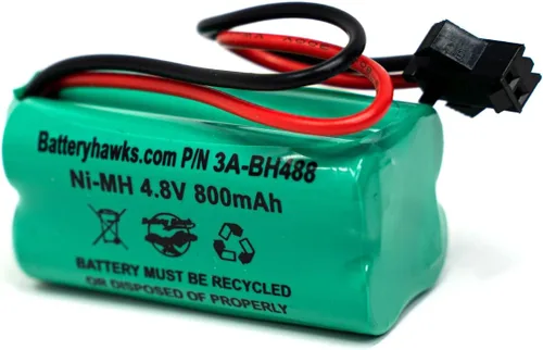 Vista 2 de 4.8v 800mAh Ni-MH batería para RC coche barco alto rendimiento general control remoto