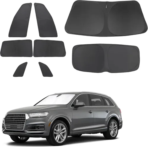 Vista 104 de TINGLU Persianas de ventana para Honda CR-V 2023-2026, accesorios para ventanas laterales de automóvil, parabrisas triangular, parasol para rayos UV