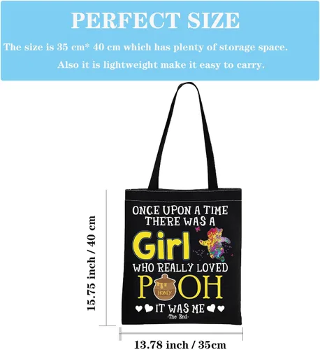 Vista 2 de JJ Gift - Bolsa de maquillaje para fanáticos del programa de televisión, negro (Black Tote)