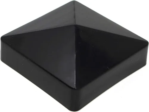 Vista 23 de Pyramid True - Tapa de vinilo de plástico para poste de valla de 4 x 4 pulgadas (3.937 in x 3.937 in), color negro o blanco/múltiples cantidades