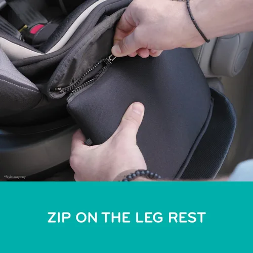 Vista 8 de Evenflo Revolve360 Extend Asiento de Auto Convertible con Rotación de 360 Grados, Orientado Hacia Atrás Extendido, Orientado Hacia Adelante, Modo
