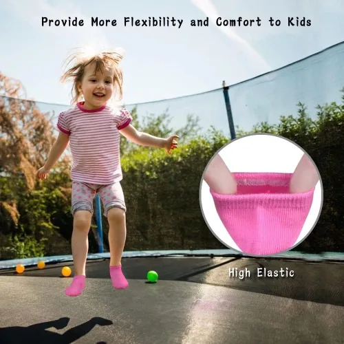 Vista 3 de SPTRAMLE Calcetines de tobillo para niños calcetines de corte bajo para niños y niñas de 0 a 13 años 25 pares de calcetines unisex para bebés