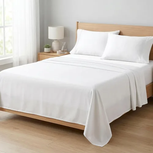 Vista 13 de Beckham Hotel Collection Juego de sábanas tamaño Twin 100% algodón, ropa de cama de satén de lujo 500TC, bolsillo profundo de 16", que absorbe