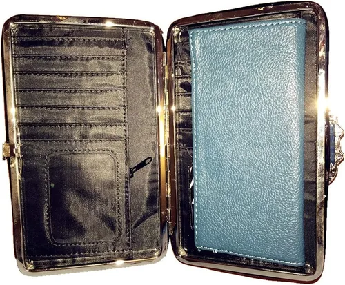 Vista 2 de Western - Monedero con diseño de alas de ángel para mujer en 6