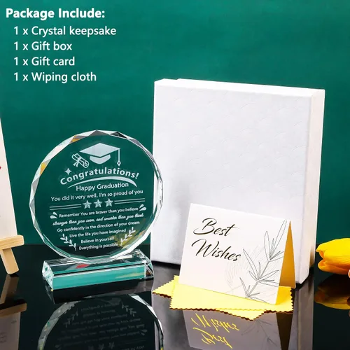 Vista 3 de YWHL Regalo de graduación inspirador para ella y él 2026, regalo de graduación de doctorado en educación superior para estudiantes, regalo