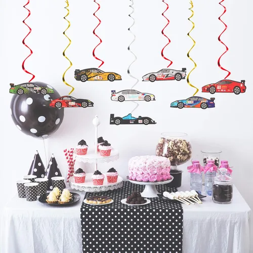 Vista 6 de Kit de accesorios de aluminio para cabina de fotos, 30 piezas de decoración para colgar en la habitación, feliz cumpleaños, regalos para niños