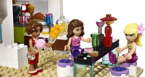 Vista 15 de Juguete de LEGO de la serie Friends, gran hotel.