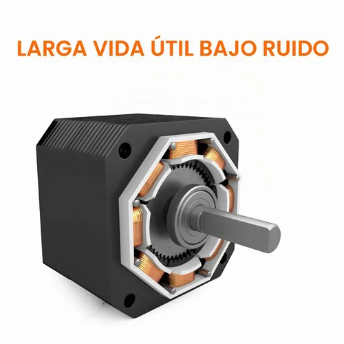 Vista 6 de Diámetro 1.654 in BLDC 24V 5000rpm sin escobillas 3 fase pequeño motor de CC para bricolaje