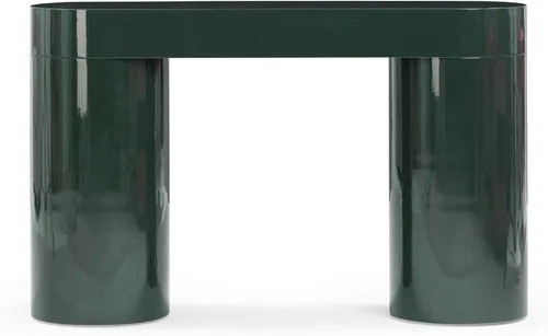 Vista 5 de TOV Furniture Mira - Mesa consola de alto brillo (verde oscuro)
