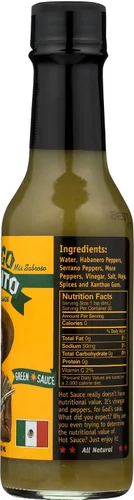 Vista 6 de Gringo Bandito Salsa picante verde, 5 FZ